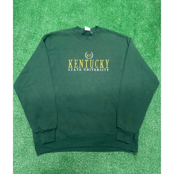 American Vintage Other - Vintage 90s Kentucky State University embroidered green sweatshirt crewneck